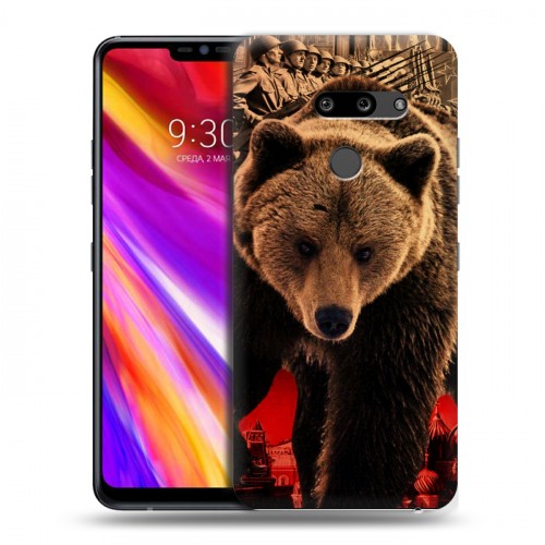 Дизайнерский пластиковый чехол для LG G8 ThinQ Медведи