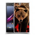 Дизайнерский пластиковый чехол для Sony Xperia Z Ultra  Медведи