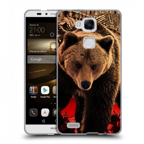 Дизайнерский силиконовый чехол для Huawei Ascend Mate 7 Медведи