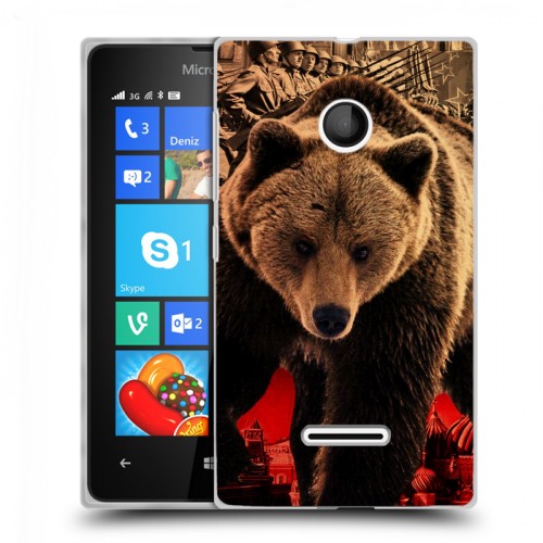 Дизайнерский пластиковый чехол для Microsoft Lumia 435 Медведи