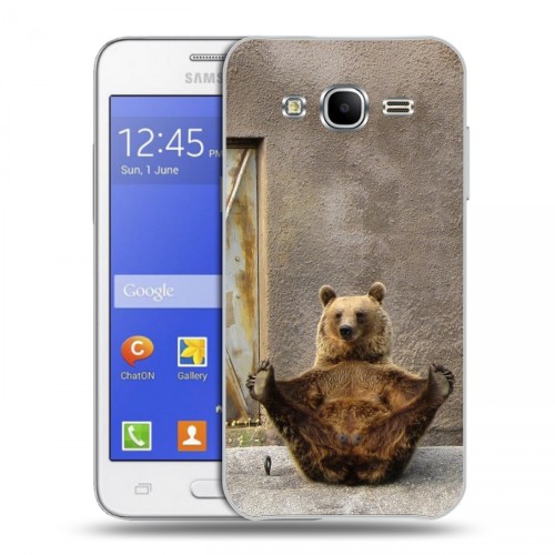 Дизайнерский силиконовый чехол для Samsung Galaxy J7 Медведи