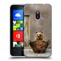 Дизайнерский силиконовый чехол для Nokia Lumia 620 Медведи