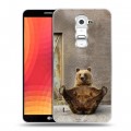 Дизайнерский силиконовый чехол для LG Optimus G2 Медведи