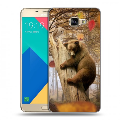 Дизайнерский силиконовый чехол для Samsung Galaxy A9 Медведи