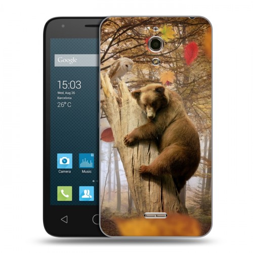 Дизайнерский силиконовый чехол для Alcatel One Touch Pixi 4 (6) Медведи
