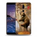 Дизайнерский пластиковый чехол для Nokia 7 Plus Медведи