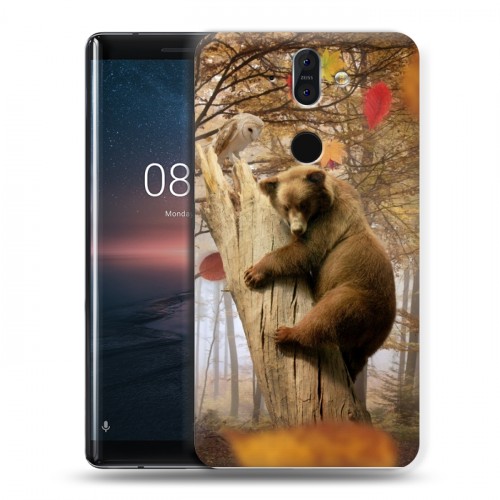 Дизайнерский пластиковый чехол для Nokia 8 Sirocco Медведи