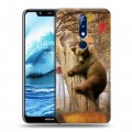 Дизайнерский силиконовый чехол для Nokia 5.1 Plus Медведи