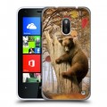 Дизайнерский пластиковый чехол для Nokia Lumia 620 Медведи