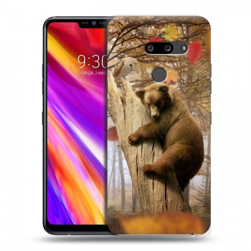 Дизайнерский пластиковый чехол для LG G8 ThinQ Медведи