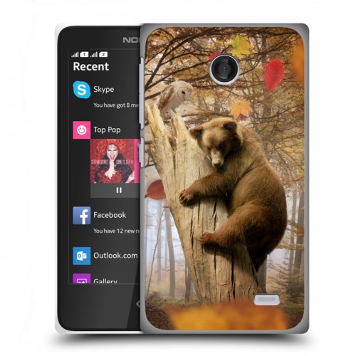 Дизайнерский пластиковый чехол для Nokia X Медведи