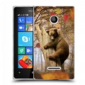 Дизайнерский пластиковый чехол для Microsoft Lumia 435 Медведи