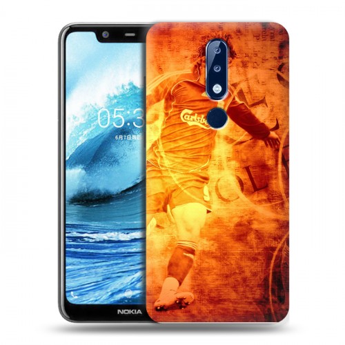 Дизайнерский силиконовый чехол для Nokia 5.1 Plus