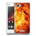 Дизайнерский пластиковый чехол для Sony Xperia L