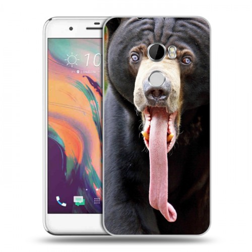 Дизайнерский пластиковый чехол для HTC One X10 Медведи