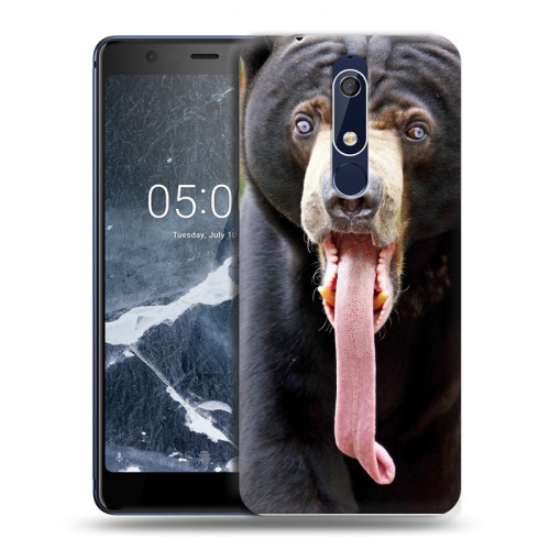 Дизайнерский пластиковый чехол для Nokia 5.1 Медведи