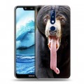 Дизайнерский силиконовый чехол для Nokia 5.1 Plus Медведи