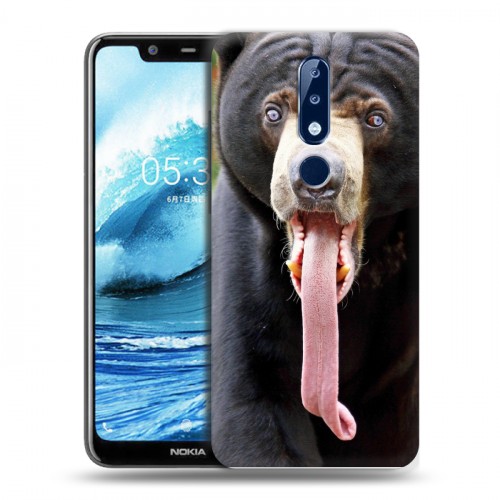 Дизайнерский силиконовый чехол для Nokia 5.1 Plus Медведи