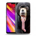 Дизайнерский пластиковый чехол для LG G8 ThinQ Медведи