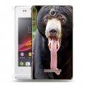 Дизайнерский пластиковый чехол для Sony Xperia E Медведи