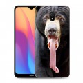 Дизайнерский силиконовый с усиленными углами чехол для Xiaomi RedMi 8A Медведи