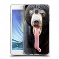 Дизайнерский пластиковый чехол для Samsung Galaxy A5 Медведи
