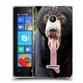 Дизайнерский пластиковый чехол для Microsoft Lumia 435 Медведи