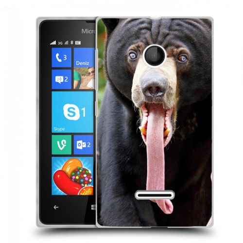 Дизайнерский пластиковый чехол для Microsoft Lumia 435 Медведи