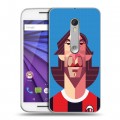 Дизайнерский пластиковый чехол для Lenovo Moto G