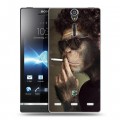 Дизайнерский пластиковый чехол для Sony Xperia S Обезьяны