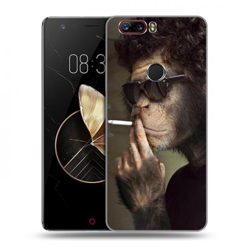 Дизайнерский пластиковый чехол для ZTE Nubia Z17 Обезьяны