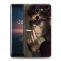 Дизайнерский силиконовый чехол для Nokia 8 Sirocco Обезьяны