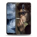 Дизайнерский пластиковый чехол для Nokia 6.1 Plus Обезьяны