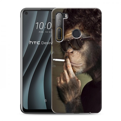 Дизайнерский силиконовый чехол для HTC Desire 20 Pro Обезьяны