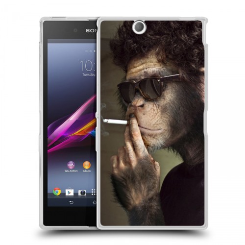 Дизайнерский пластиковый чехол для Sony Xperia Z Ultra  Обезьяны