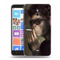 Дизайнерский пластиковый чехол для Nokia Lumia 1320 Обезьяны