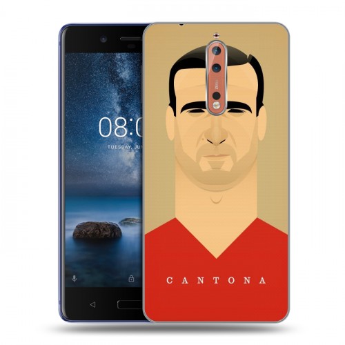 Дизайнерский пластиковый чехол для Nokia 8