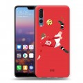 Дизайнерский силиконовый с усиленными углами чехол для Huawei P20 Pro