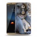 Дизайнерский пластиковый чехол для ZTE Axon 7 Обезьяны