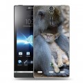 Дизайнерский пластиковый чехол для Sony Xperia S Обезьяны