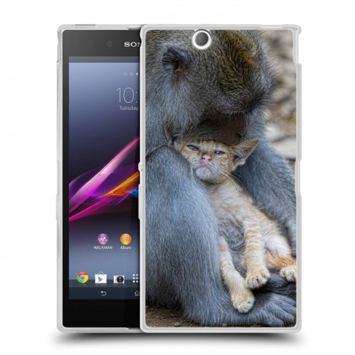 Дизайнерский пластиковый чехол для Sony Xperia Z Ultra  Обезьяны