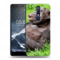 Дизайнерский пластиковый чехол для Nokia 5.1 Обезьяны