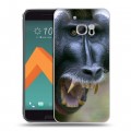 Дизайнерский пластиковый чехол для HTC 10 Обезьяны