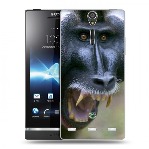 Дизайнерский пластиковый чехол для Sony Xperia S Обезьяны