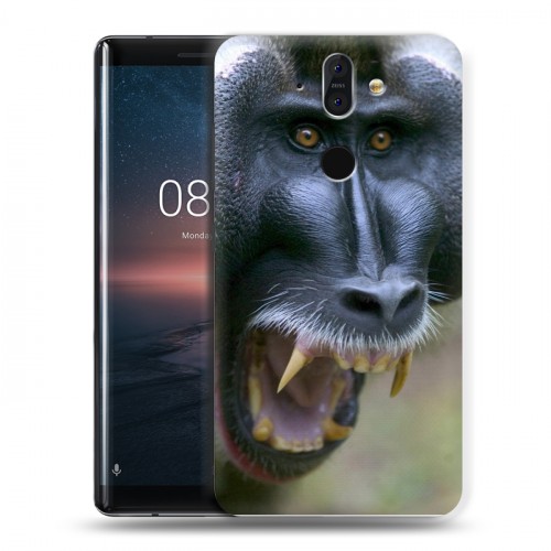 Дизайнерский пластиковый чехол для Nokia 8 Sirocco Обезьяны