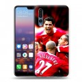 Дизайнерский силиконовый с усиленными углами чехол для Huawei P20 Pro