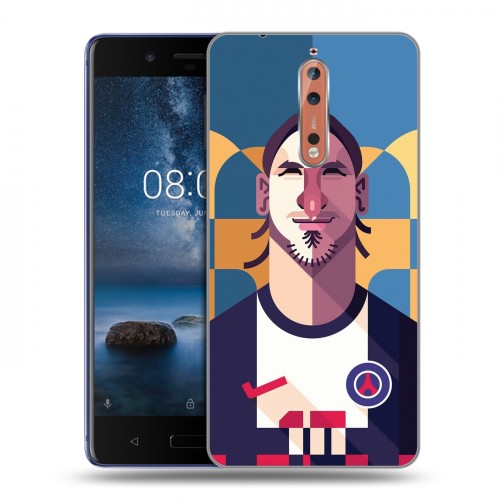 Дизайнерский пластиковый чехол для Nokia 8