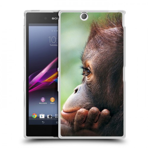 Дизайнерский пластиковый чехол для Sony Xperia Z Ultra  Обезьяны