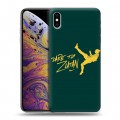 Дизайнерский силиконовый чехол для Iphone Xs Max