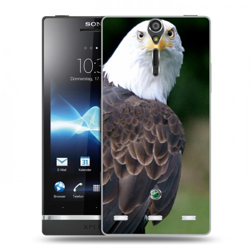 Дизайнерский пластиковый чехол для Sony Xperia S Орлы